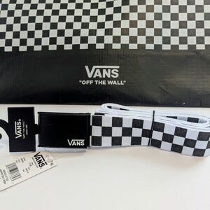 Vans Classic Checkered Belt in Black and White
